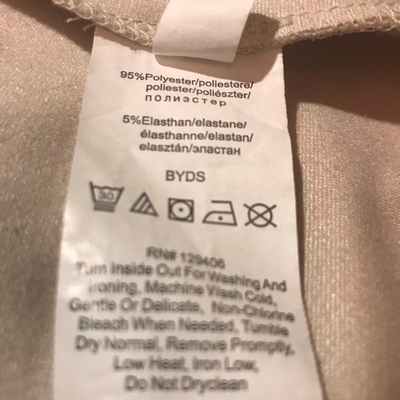 Venus Brand Faux Suede Cream Coat Size 8 - Picture 5 of 5